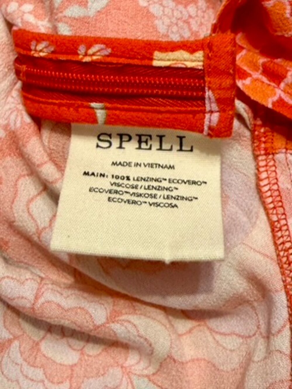 Free People x SPELL Full Bloom Ruffle Soirée Dress Daylily NWT Small Rare - Picture 5 of 16
